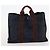 Hermès Borsa Tote HERMES in tela 2 pezzi Grigio Navy Auth bs33837 Marrone Blu navy - vista 11