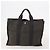 Hermès Borsa Tote HERMES in tela 2 pezzi Grigio Navy Auth bs33837 Marrone Blu navy - vista 3