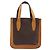 Céline Bolso de mano de lona Macadam CELINE en cuero PVC marrón dorado Auth BSZ508 Castaño - vista 2