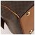 Céline Borsa Boston in tela Macadam CELINE in pelle PVC marrone e oro Auth mr2062 D'oro - vista 15