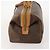 Céline Borsa Boston in tela Macadam CELINE in pelle PVC marrone e oro Auth mr2062 D'oro - vista 3
