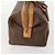 Céline Borsa Boston in tela Macadam CELINE in pelle PVC marrone e oro Auth mr2062 D'oro - vista 4