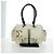 CHANEL Borsa a mano matelassé della linea Cambon in pelle bianca argento CC Auth ARZ785SAM Bianco - vista 12