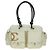 CHANEL Borsa a mano matelassé della linea Cambon in pelle bianca argento CC Auth ARZ785SAM Bianco - vista 13
