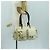 CHANEL Borsa a mano matelassé della linea Cambon in pelle bianca argento CC Auth ARZ785SAM Bianco - vista 31