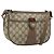 Borsa Sherry Line GG Supreme Web di GUCCI in PVC beige e oro 89 02 032 Auth LNZ714 D'oro