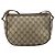Borsa Sherry Line GG Supreme Web di GUCCI in PVC beige e oro 89 02 032 Auth LNZ714 D'oro - vista 2