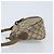 Borsa Sherry Line GG Supreme Web di GUCCI in PVC beige e oro 89 02 032 Auth LNZ714 D'oro - vista 4