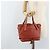 Chloé Borsa a mano Chloe in pelle rossa e oro Auth BA11654 Rosso D'oro - vista 24