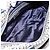 FENDI Zucchino Canvas Tote Bag Navy Silber Auth LNZ696 Marineblau - Ansicht 11