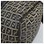 FENDI Zucchino Canvas Tote Bag Navy Silber Auth LNZ696 Marineblau - Ansicht 9