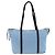 PRADA Tote Bag aus Nylon und Leder hellblau silber authentisch am11000 - Ansicht 13