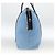 PRADA Tote Bag aus Nylon und Leder hellblau silber authentisch am11000 - Ansicht 3