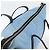 PRADA Tote Bag aus Nylon und Leder hellblau silber authentisch am11000 - Ansicht 6