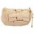 Ribbon PRADA Satinbeutel Beige Gold Auth BSZ565 Golden