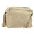 Borsa a Spalla CHANEL in Pelle di Pecora Beige Oro CC Auth BA11562A D'oro