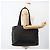 Borsa Tote in pelle nera CHANEL CC Auth bs34155 Nero - vista 21