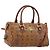 Bolso MCM Logogram Vicetos de cuero PVC 2 en 1 marrón dorado Auth BSZ275 Castaño