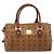 Bolso MCM Logogram Vicetos de cuero PVC 2 en 1 marrón dorado Auth BSZ275 Castaño - vista 13
