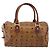 Bolso MCM Logogram Vicetos de cuero PVC 2 en 1 marrón dorado Auth BSZ275 Castaño - vista 2