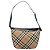 Burberrys Nova Check Schultertasche aus Canvas Beige Silber Authentisch BA11709 - Ansicht 2