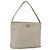 PRADA Borsa a mano in nylon beige argento autentica bs34102