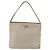 PRADA Borsa a mano in nylon beige argento autentica bs34102 - vista 13