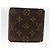 Portafoglio Monogram Damier Ebene 4 pezzi LOUIS VUITTON Auth gh1956 Monogramma - vista 18