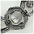 Louis Vuitton COLLAR LV WINDSOR metal tono plateado MP2199 LV Auth LNZ615SM - vista 10