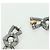 Louis Vuitton COLLAR LV WINDSOR metal tono plateado MP2199 LV Auth LNZ615SM - vista 8