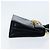 Borsa a mano in pelle Gancini Salvatore Ferragamo 2 in 1 Blu Navy Oro Auth gh1925 - vista 3