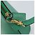 Céline Borsa a mano CELINE in pelle 2 in 1 verde oro Auth AMZ034A D'oro - vista 19