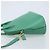Céline Borsa a mano CELINE in pelle 2 in 1 verde oro Auth AMZ034A D'oro - vista 4