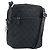 Borsa a Spalla GG Canvas Gucci Nera Argento 03136 Auth 173686 Nero
