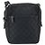 Borsa a Spalla GG Canvas Gucci Nera Argento 03136 Auth 173686 Nero - vista 13