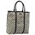 Gucci Borsa Tote GG Supreme in PVC Blu Navy Argento 223668 Auth 173902