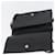 Céline Borsa a Spalla in Pelle Nera e Oro Auth LNZ656 Nero D'oro - vista 18