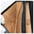 Céline Borsa a Spalla in Pelle Nera e Oro Auth LNZ656 Nero D'oro - vista 21