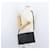 Céline Borsa a Spalla in Pelle Nera e Oro Auth LNZ656 Nero D'oro - vista 26