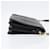 Céline Borsa a Spalla in Pelle Nera e Oro Auth LNZ656 Nero D'oro - vista 3