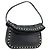 Borsa a mano Gianni Versace in nylon nero e oro Auth bs34097 D'oro