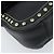 Borsa a mano Gianni Versace in nylon nero e oro Auth bs34097 D'oro - vista 14