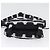 Borsa a Spalla CHANEL Nylon Nero Bianco Argento CC Auth BA11713A - vista 5