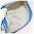 BALENCIAGA Cabas Bag Canvas Leather Light Beige Light Blue 339933 Auth 173988 Silvery - view 24