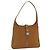 Borsa a Spalla Salvatore Ferragamo Nylon Marrone Argento Autentica BA11638