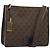 Borsa a Spalla GG Canvas Gucci Oro Marrone 91762 Auth am10977 D'oro