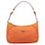 PRADA Schultertasche Nylon Orange Silber Auth ARZ559A - Ansicht 13