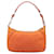 PRADA Schultertasche Nylon Orange Silber Auth ARZ559A - Ansicht 2