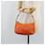 PRADA Schultertasche Nylon Orange Silber Auth ARZ559A - Ansicht 25