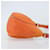 PRADA Schultertasche Nylon Orange Silber Auth ARZ559A - Ansicht 3